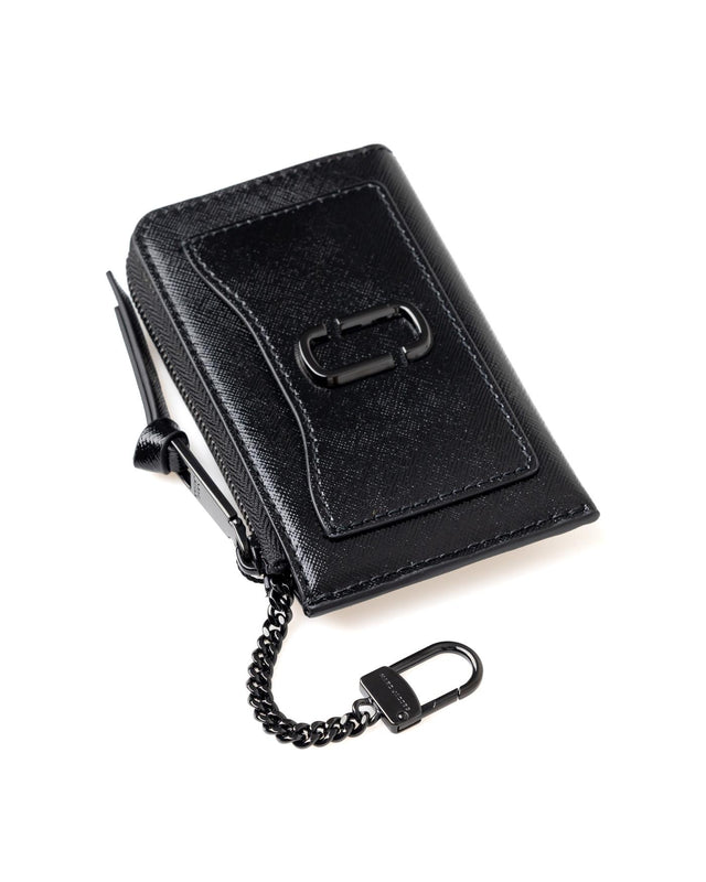 THE UTILITY SNAPSHOT DTM TOP ZIP MULTI WALLET - BLACK