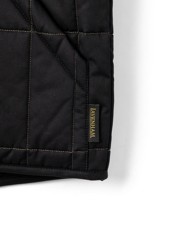 HIGH NECK GILET - BLACK LV12007 102 -BLACK LAVENHAM 