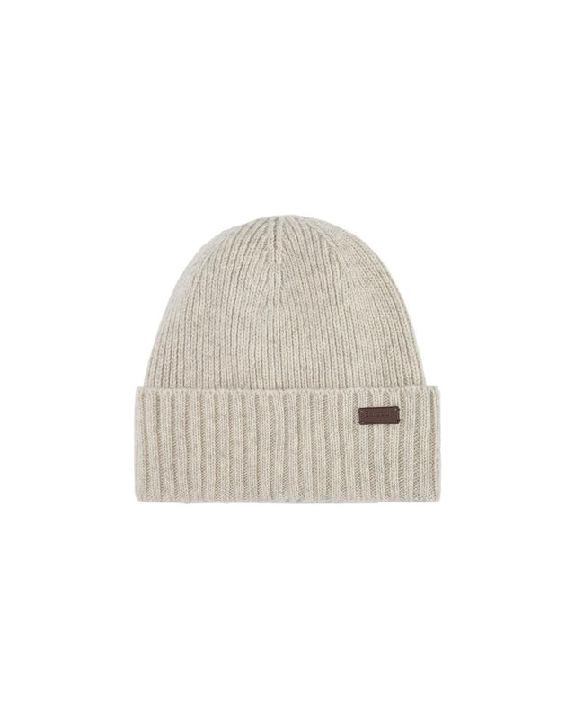CARLTON BEANIE HAT - LIGHT GREY MHA0449GY11 -LIGHT GREY BARBOUR 