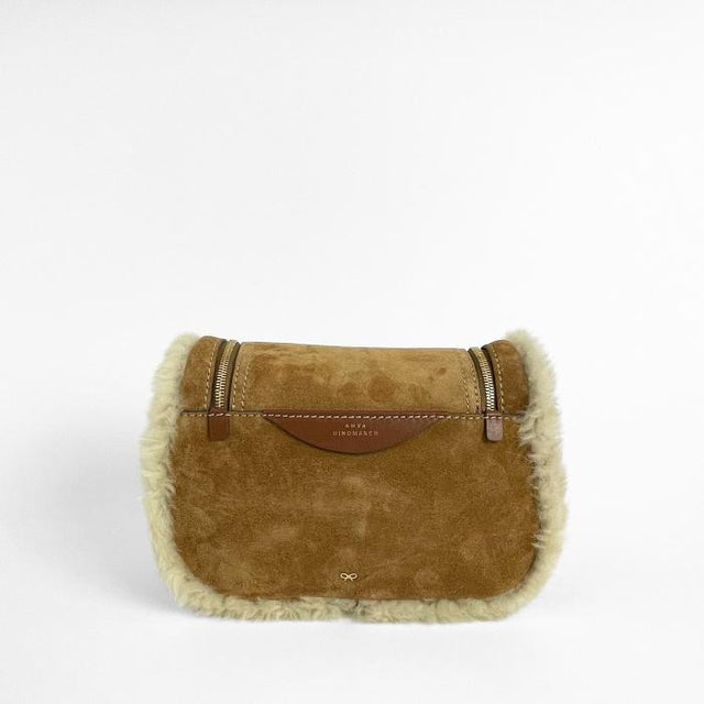 VERE SMALL SOFT SATCHEL - ACORN SUEDE