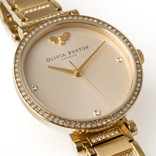 BELGRAVE T BAR WATCH - GOLD 24000002 -GOLD OLIVIA BURTON 