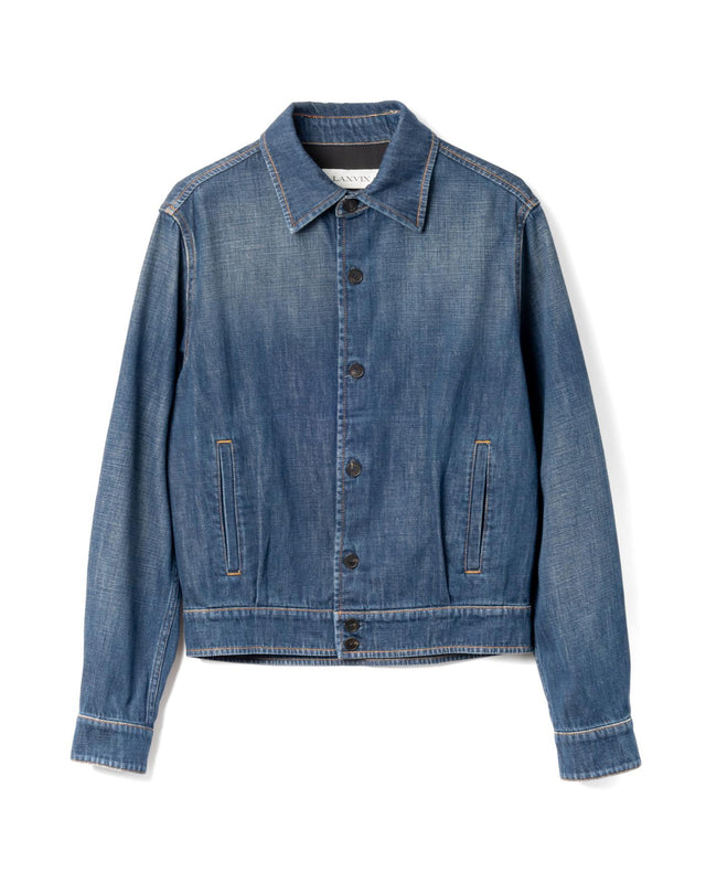 SHORT OVERSHIRT - LIGHT BLUE RM-SI0111-D091-E25 -22 LIGHT BLUE LANVIN 