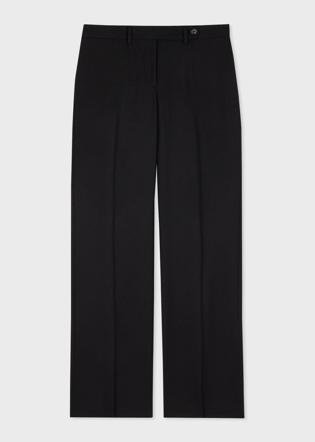 WOMEN'S A SUIT TO TRAVEL IN WOOL BOOTCUT TROUSERS - BLACK W1R-306T-N00001 79 PAUL SMITH 