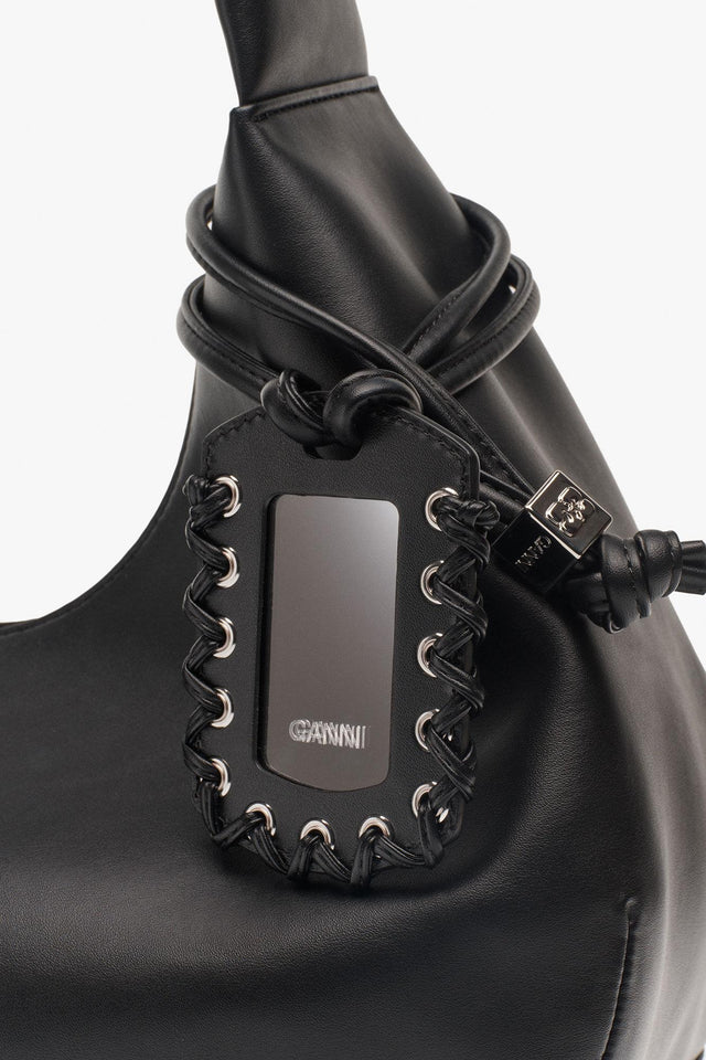 MEDIUM BOU BAG HOBO - BLACK A6837 -099 BLACK GANNI 