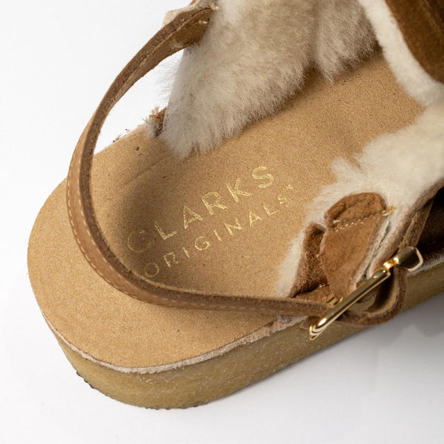TREK MULE SLING - CARAMEL 26174003 -CARAMEL/ WOOL LINED Clarks 