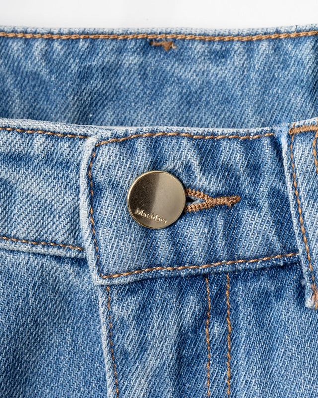 ZAGARA OVERSIZED DENIM JEANS - BLUE 2526186011600 -009 MAX MARA 