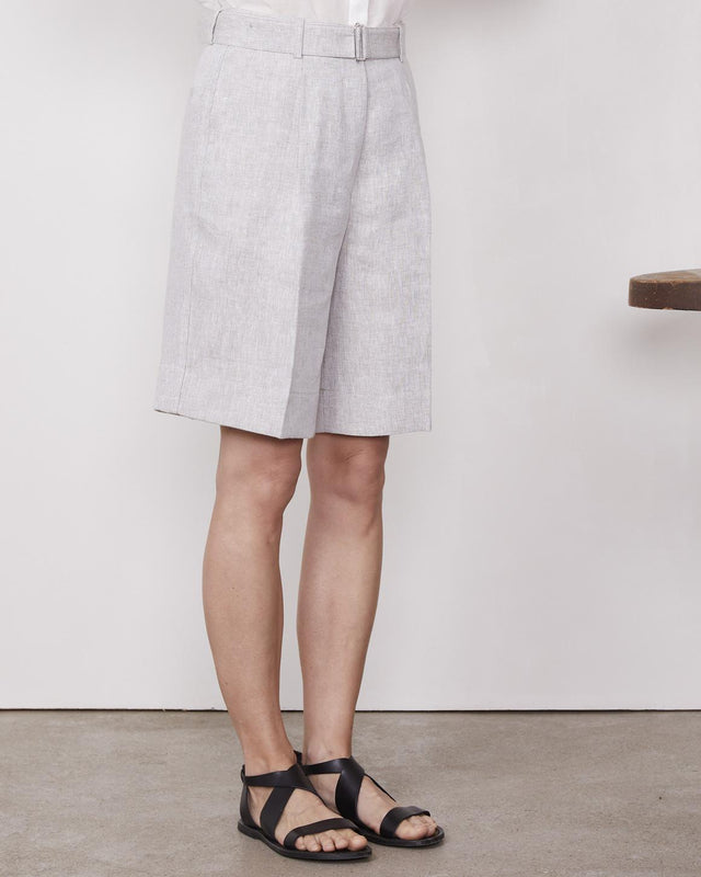 DALVA LINEN SHORT - NATURAL S25WSHT802 -NATURAL OFFICINE GENERALE 