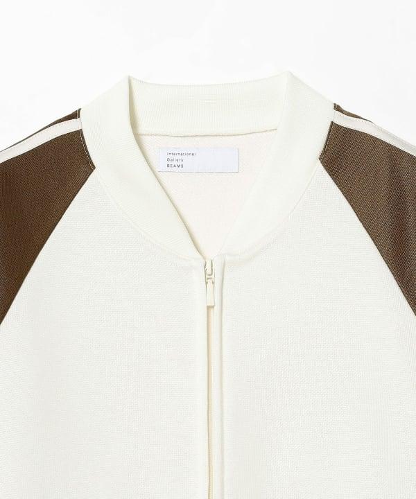 IG JERSEY TOP - OFF WHITE/BROWN 2313-0038-262 5 BEAMS 