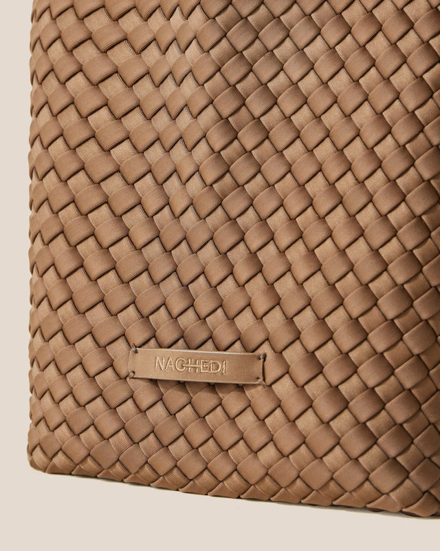 ST. BARTHS MEDIUM TOTE BAG - MINK SN03013LD -MINK NAGHEDI 