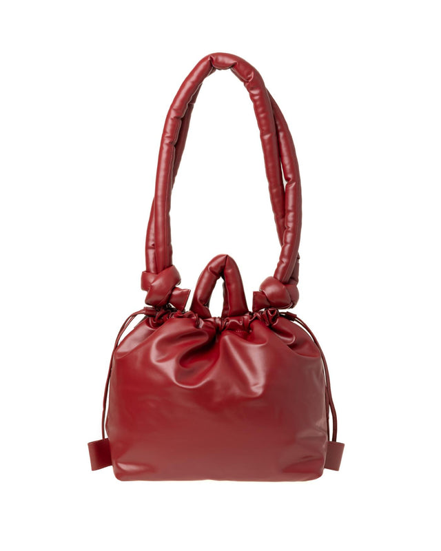 ONA VEGAN LEATHER BAG - CHERRY RED OVL-CHE -CHERRY RED OLEND 