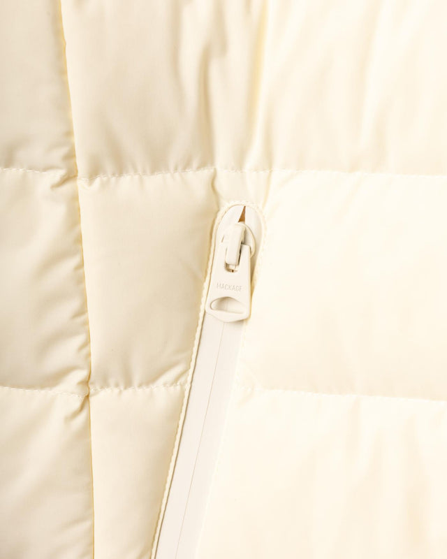 MIXED MEDIA JACKET - CREAM OCEANE-CITYZ -CREAM MACKAGE 