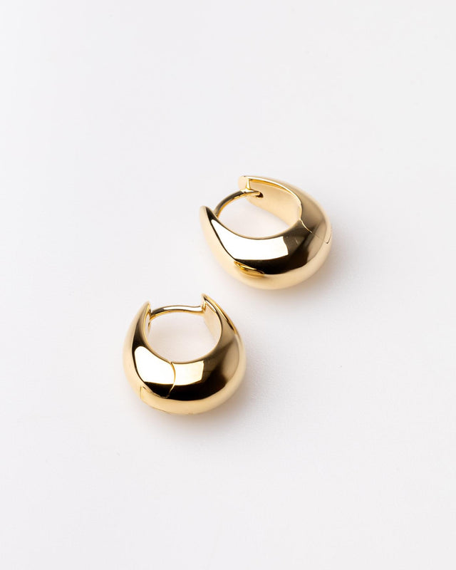 ICE HOOPS SMALL - GOLD 100516 -GOLD TOM WOOD 