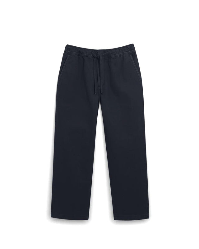 KURT TROUSERS - NAVY TWILL WI00-TRO-KUR-BFK-NVY NAVY WAX LONDON 