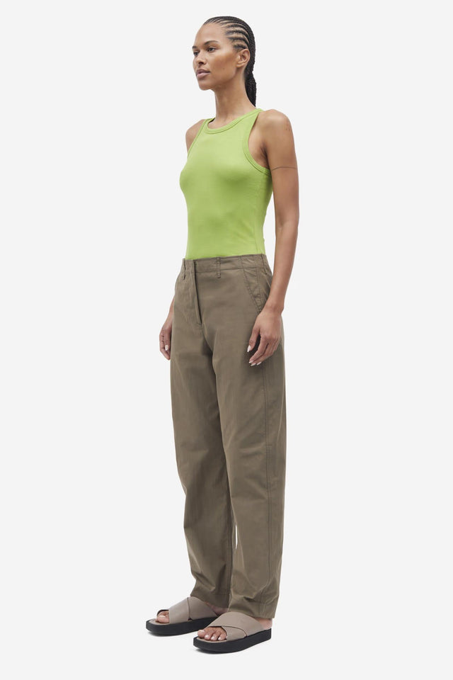 SACRESS TROUSERS - DARK GREIGE F25100030 -DARK GREIGE SAMSOE SAMSOE 