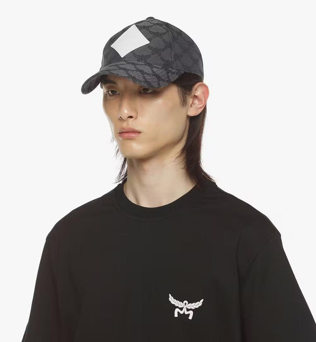 MCM COL DENIM JQD CAP - GREY MECESMM02ED001 GREY MCM 
