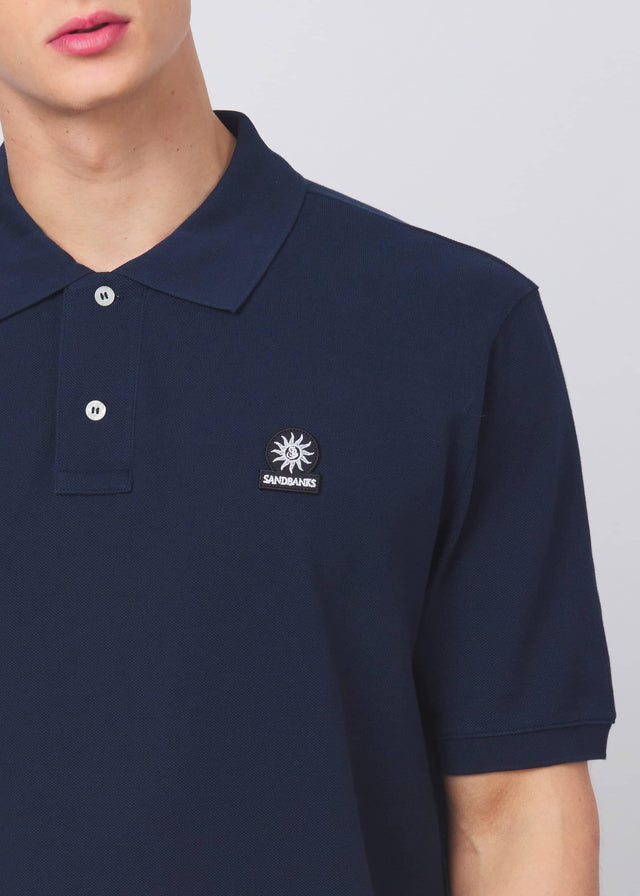 MENS POLO SHIRT - NAVY MBP04 -NAVY SANDBANKS 