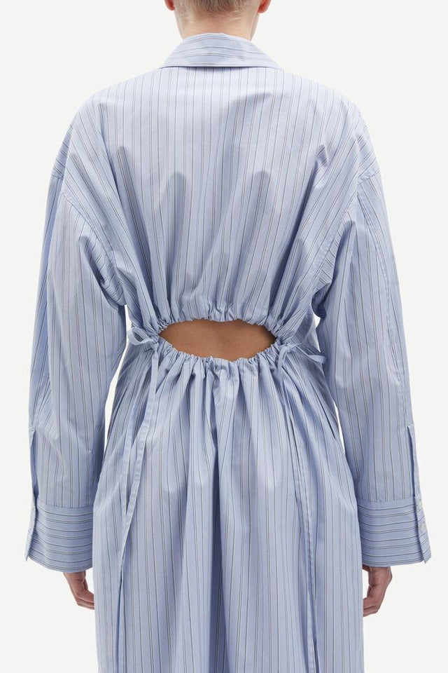 SACATA DRESS 14644 - BRUNNERA BLUE F24200107 Brunnera Blue SAMSOE SAMSOE 
