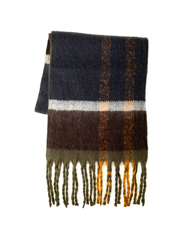 ISLA TARTAN BOUCLE SCARF - CLASSIC LSC0293TN11 -CLASSIC BARBOUR 