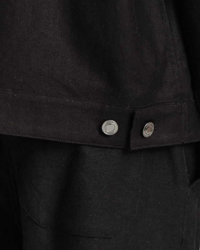 MITFORD JACKET - BLACK SS24-JKT-MIT-BFE-BLK BLACK WAX LONDON 