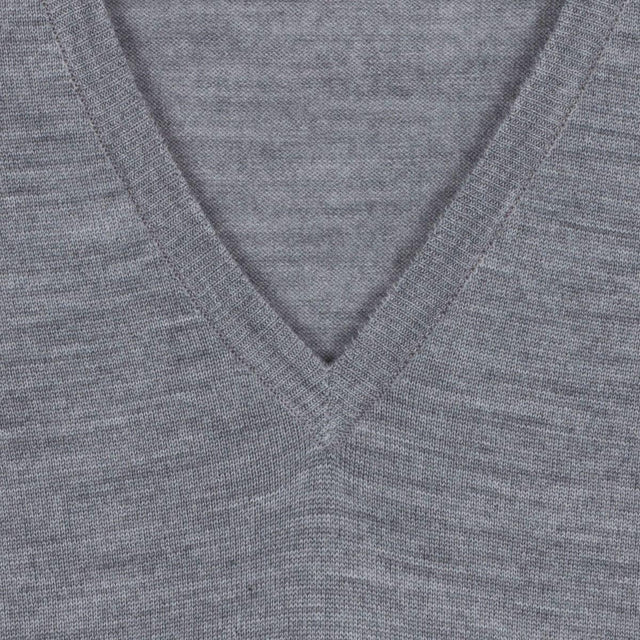 John Smedley SHIPTON PULLOVER VN LSSILVER