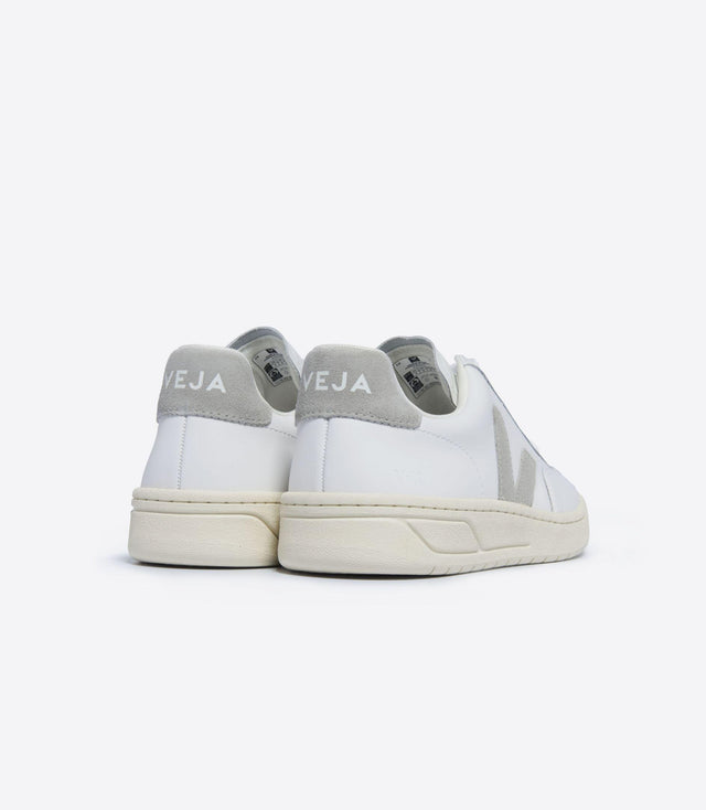 MENS V-12 LEATHER TRAINERS - EXTRA WHITE/ LIGHT GREY XD0203484A MEXTRA WHITE/LIGHT GREY VEJA 