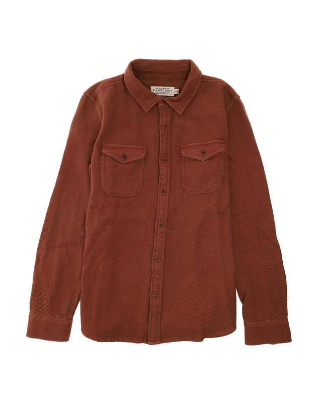 CHROMA BLANKET SHIRT - COPPER
