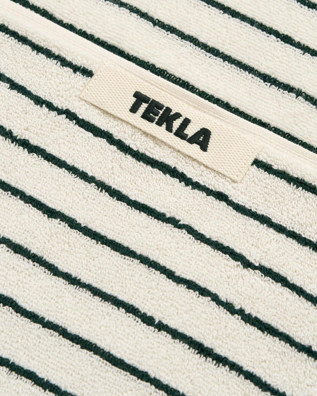 GUEST TOWEL - RACING GREEN STRIPES TT-RG30X50 -Racing Green Stripes TEKLA 