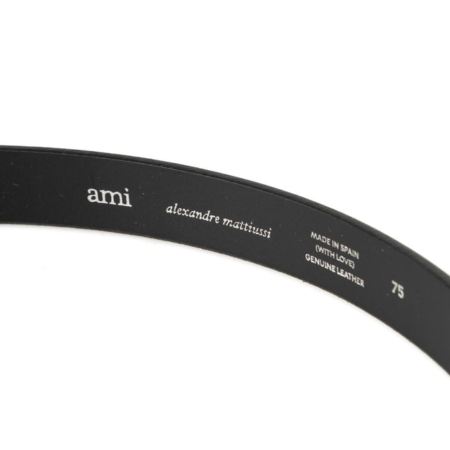 THIN BELT 20 MM - BLACK UBL022.801 -001 AMI PARIS 