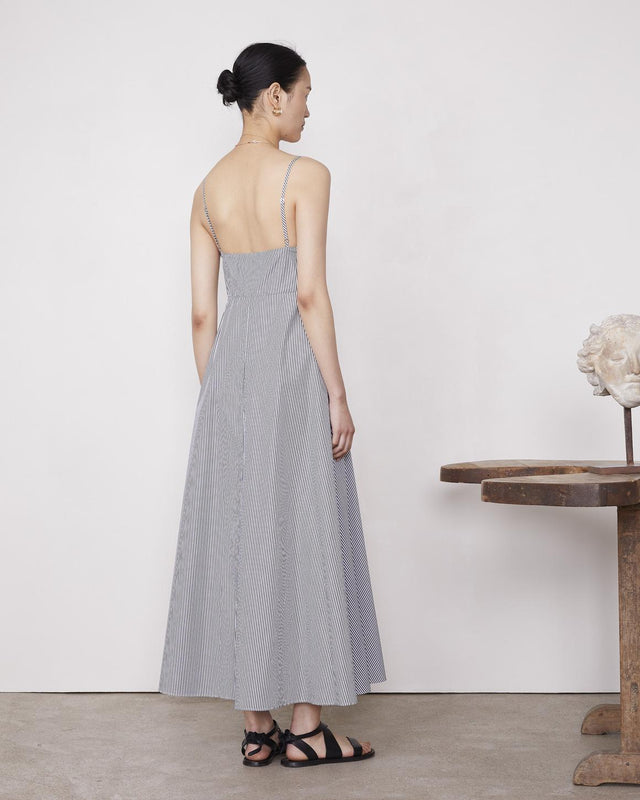LORETTA DRESS - BLACK/ WHITE S25WDRS102 -BLACK/WHITE OFFICINE GENERALE 