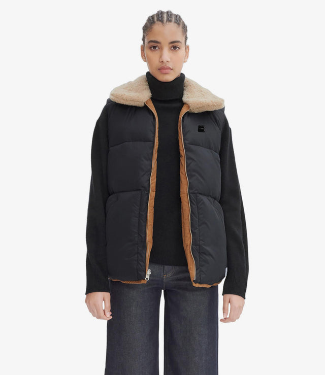 TEDDY PUFFER JACKET UNISEXE - DARK BEIGE PAAFW-M30201 1DARK BEIGE A.P.C. 