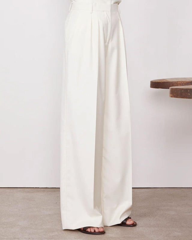 ELIA PANTS - ECRU S25WTLG458 -ECRU OFFICINE GENERALE 
