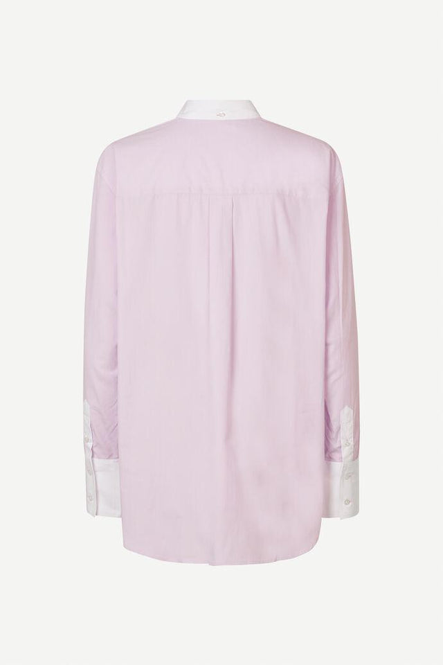 SALOVAS SHIRT  - LILAC SNOW F24100170 LILAC SNOW SAMSOE SAMSOE 
