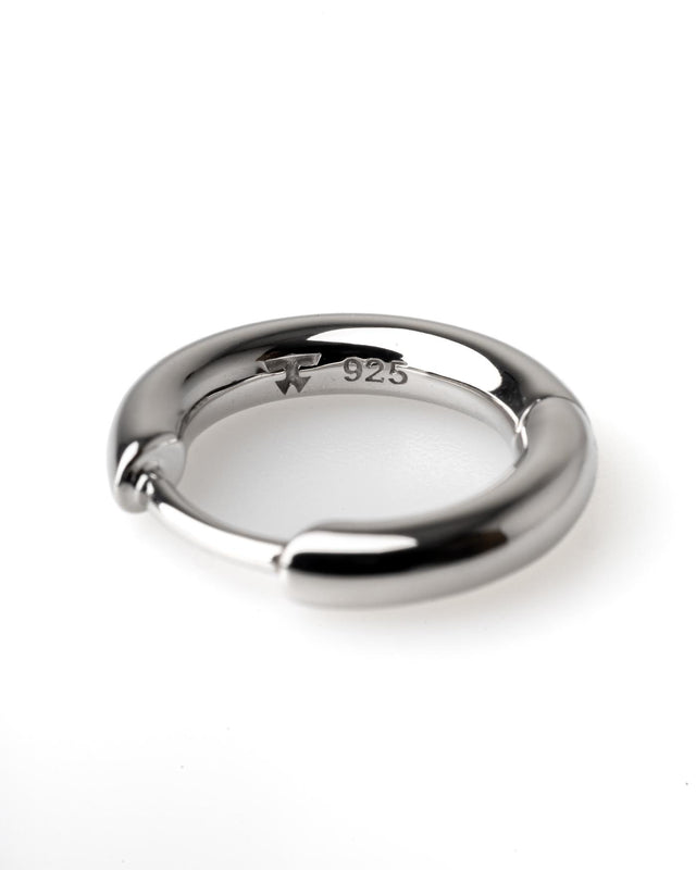 CLASSIC HOOPS SMALL - SILVER 100193 -SILVER TOM WOOD 