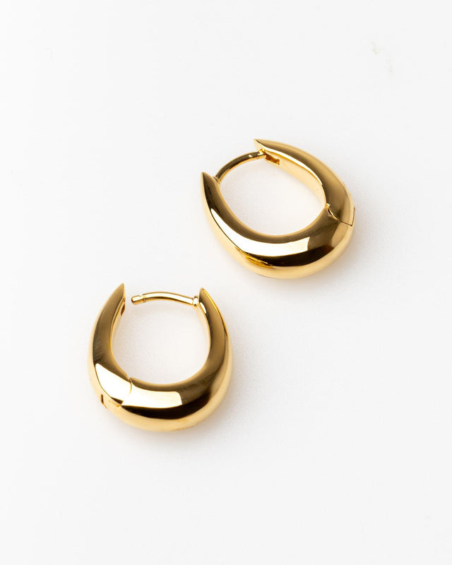 LIZ HOOPS - GOLD 100606 -GOLD TOM WOOD 