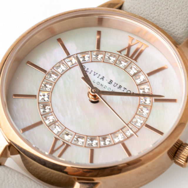 WONDERLAND WATCH - ROSE GOLD/ GREY OB16WD92 -ROSE GOLD/ GREY OLIVIA BURTON 