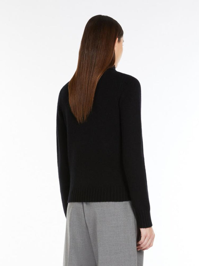 ETRA JUMPER WITH ZIP - BLACK 2426366042600 -10 MAX MARA 