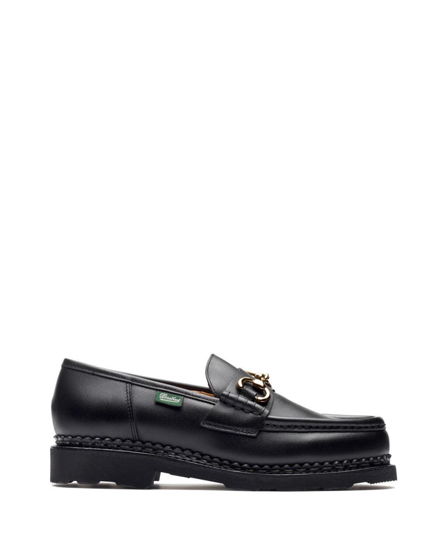 ORSAYTI LEATHER SHOES - BLACK INK 202412 -LIS NOIR INK PARABOOT 