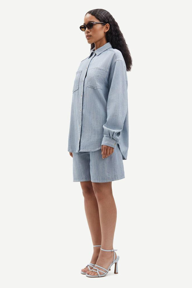 SAELEANOR SHIRT 15215 - BREEZE BLUE F24200015 BREEZE BLUE SAMSOE SAMSOE 