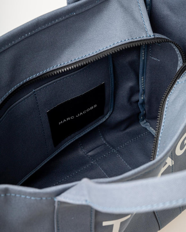 THE CANVAS LARGE TOTE BAG - BLUE SHADOW