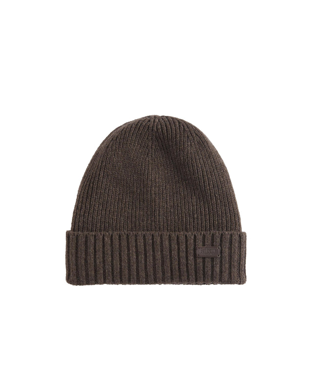 CARLTON BEANIE HAT - MID BROWN MHA0449BR51 -MID BROWN BARBOUR 