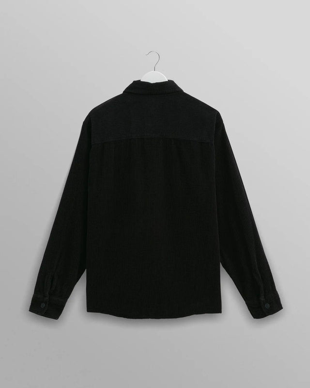 WHITING JUMBO CORDUROY OVERSHIRT - NAVY AW24-OSH-WHI-BJG-NVY -NAVY WAX LONDON 