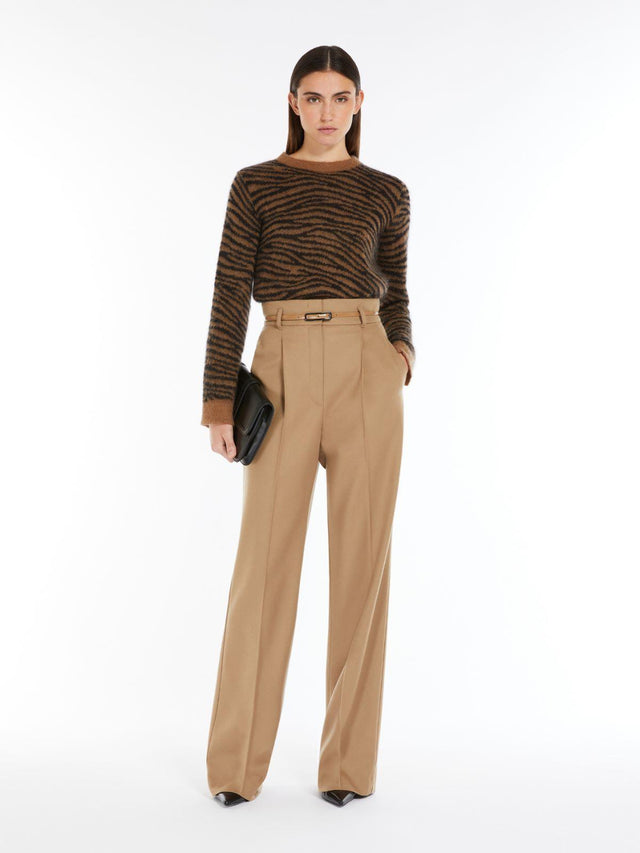 ZAC LONG TROUSER - CAMEL 2426136092600 -1 MAX MARA 