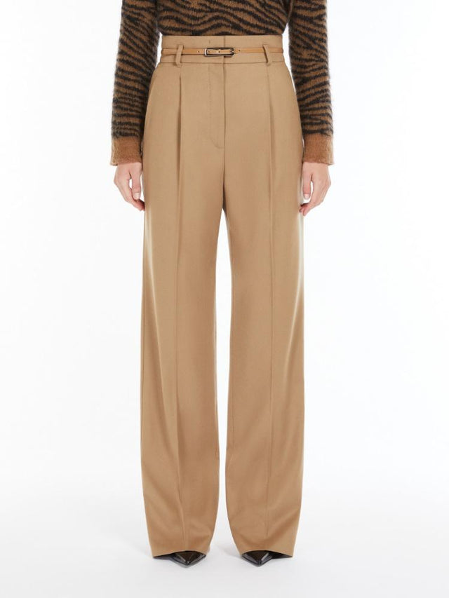 ZAC LONG TROUSER - CAMEL 2426136092600 -1 MAX MARA 