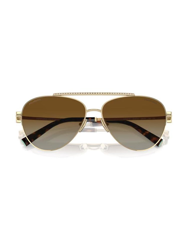 SUNGLASSES 0TF3101B - PALE GOLD<BR/> 0TF3101B -6208T5 TIFFANY & CO. 