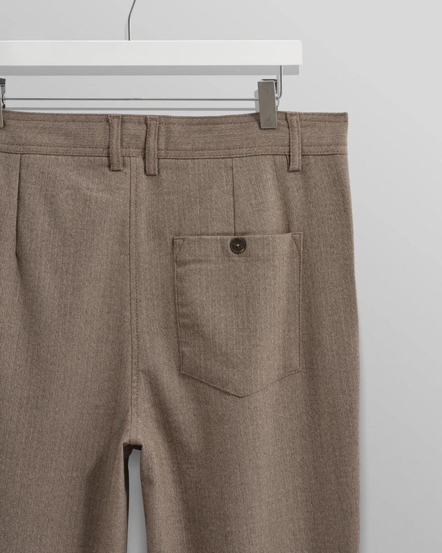 RALEIGH TROUSER CHEVRON - NATURAL AW24-TRO-PLE-AYH-NAT -NATURAL WAX LONDON 
