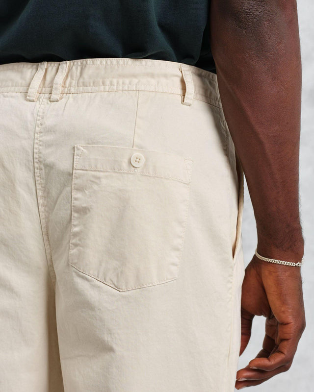 RALEIGH TROUSER V2 COTTON TWILL - STONE PS25-TRO-PLE-AOJ-STO -STONE WAX LONDON 