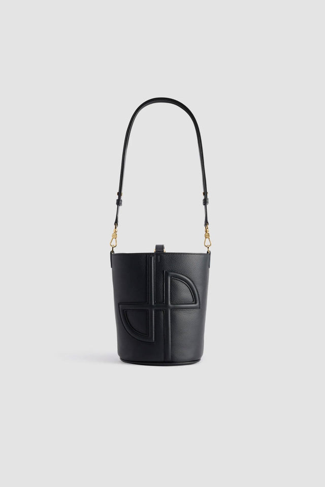 SMALL JP BUCKET BAG - BLACK