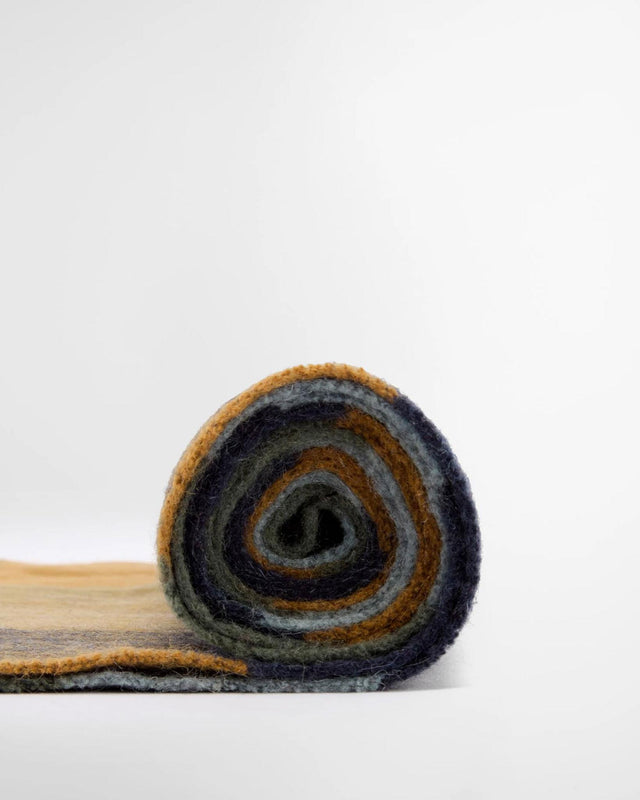 LAMBSWOOL TATTERSALL SCARF - OREST/ BRONZE BROWN USC0005GN92 -FOREST/BRONZE BROWN BARBOUR 