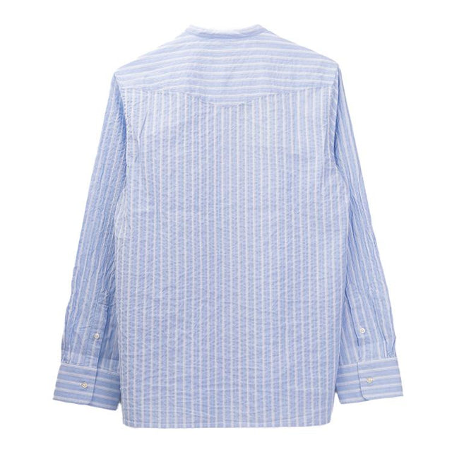 GASTON STRIPE SHIRT - DREAMBLUE/ WHITE S25MSHI030 -DREAMBLUE/WHITE OFFICINE GENERALE 