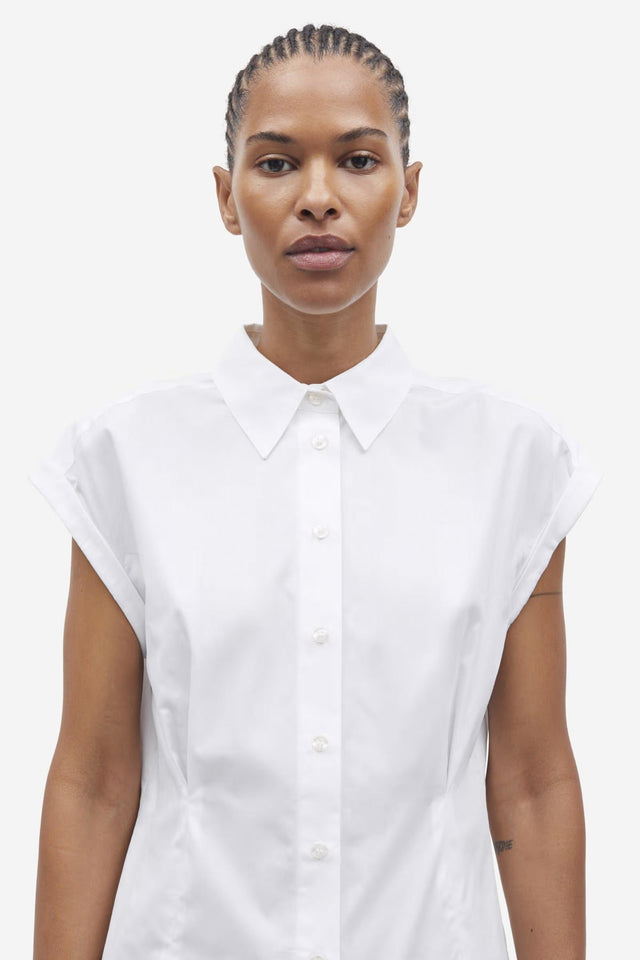 SATOLINA SS SHIRT - WHITE